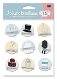 EK Success EKWJB017 Jolee's Boutique Wedding Day Token Stickers