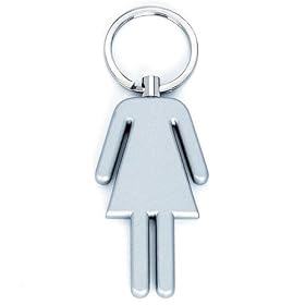 Man & Woman Key Ring - Woman by 