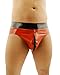 JustinLatex Men's Latex Rubber Briefs with Crotch Zipper