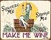 Tin Sign Moore - Make me Wine