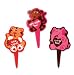 Valentine Animal Cupcake Picks - Set of 12