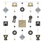 New Year Hanging Glitter Decorations