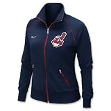 NIKE TEAM SPORTS Nike MLB Cleveland Indians Women's Full Zip Jacket, Navy