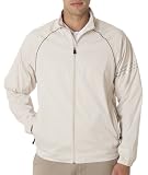 adidas Golf - Men's ClimaProof 3-Stripes Full-Zip Jacket adidas Golf - Men's ClimaProof 3-Stripes Full-Zip Jacket