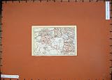 1911 COLOUR MAP AUSTRIA STREET PLAN EGER FRANZENSBAD