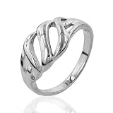 Sterling Silver Triple 'S' Polished Ring