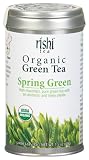 Rishi Tea - Org Green Tea Spring Green, 1.5 oz loose leaf tea