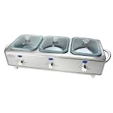 Nostalgia 3 Station Buffet Server S/S BCS998