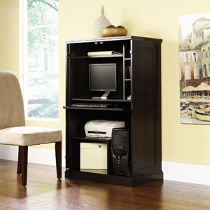 Cinnamon Cherry Computer Armoire Cinnamon Cherry Finish