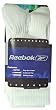 Reeboks 1/2 Cushion Crew White Socks with Navy Logo 3 Pack (M 8-12 / W 9-13)