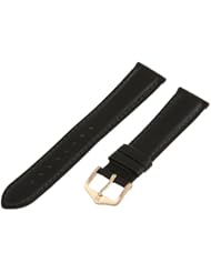Hirsch 010091-50-18 18 -mm  Genuine Textured Leather "No Allergy" Lining Watch Strap