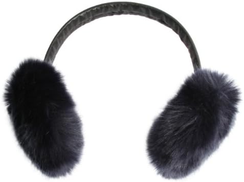 Faux Frenzi by Dena Girls Leather Band Extra Soft Faux Fur Ear Warmer - One Size