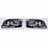 1999-2002 VOLVO C70 CONVERTIBLE PAIR OF HEADLIGHTS (RIGHT & LEFT) PROJECTOR BLACK by ESI