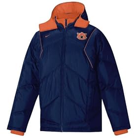 Nike Auburn Tigers Navy Blue Conference Down Jacket by Nike