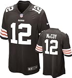 Colt McCoy Jersey: Home Brown Game Replica #12 Nike Cleveland Browns Jersey