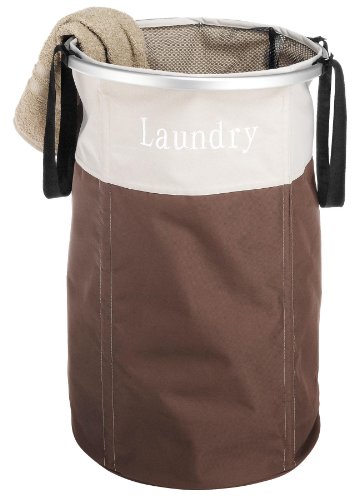 Whitmor  6205-2464-JAVA  Easycare Round Hamper, Java