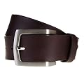 LINDENMANN G�rtel Lederg�rtel Braun 4 cm B�ffelleder