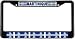 Martinique Flag Black License Plate Frame Metal Holder