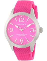 Nautica Midsize N11102M BFD 102 Mid Classic Analog with Enamel Bezel Watch