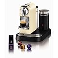 DeLonghi EN 265 CWAE 60s Nespresso Citiz Milk 19 bar Flow Stop mit separatem Aeroccino, white (inkl. 50 EUR Nespresso Club Gutschein)