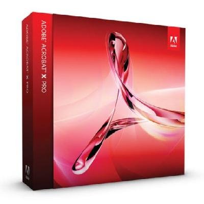 Adobe Acrobat Professional X Pro 10, Win, DVD Set, EN