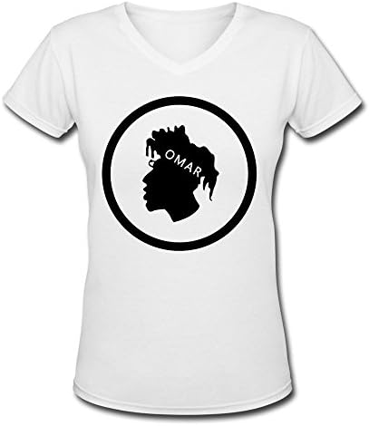 Womens V-Neck 100% Cotton Omar Shirt XXL White