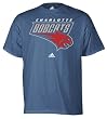 Charlotte Bobcats Pacific Blue adidas Primary Logo T-Shirt