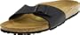 Birkenstock Women's Madrid Birko-Flor Sandal,Schwarz,36 M EU/5-5.5 B(M) US Women