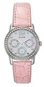 Accurist Ladies Stone Set Bezel Watch with Interchangeable Straps - LS180P