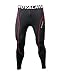[NovaLava] Mens Womens Compression Tights Under Leggings Base Layer Pants B/R L