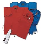 MAR Karate Uniform (100% Cotton) 000/110A: Red