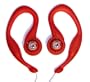 University of South Carolina SportClip Earphones with Wind Up Storage Case for MP3, CD, DVD Players, Red
