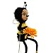 GALLERIE II Joe Spencer BEA Bumblebee Girl FGS70907 Flowers Bee Gathered Traditions