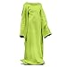 Snuggie Neon Green Blanket with Sleeves for Kids, 54
