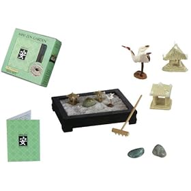 Miniature Japanese Zen Rock Garden Gift Kit