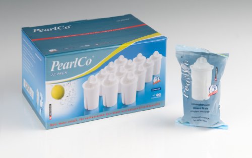 PearlCo Filterkartuschen Pack12, für PearlCo u. BRITA Classic (ACHTUNG: für BRITA Maxtra siehe PearlCo UNIMAX)