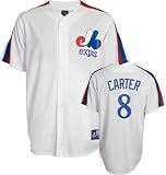 Gary Carter Montreal Expos White Majestic Cooperstown Replica Jersey - L