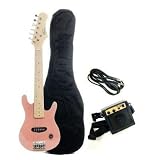 Barcelona Kid's Mini Electric Guitar - Pink