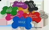 Anodized Dog Bone Pet ID Tag