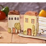 Tuscany Village Salt and Pepper Shaker American Atelier by American Atelier