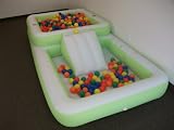 Intex Slide N Fun Play Center, Ball Pit and Pool w/ 450 pcs Crush-Proof Ball Pit Balls