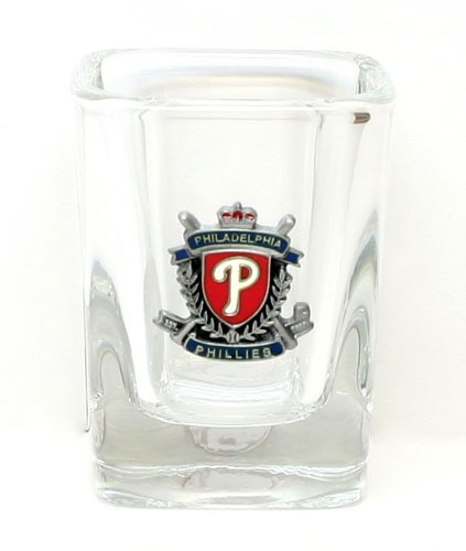 Square MLB Shot Glass - Philadelphia Phillies