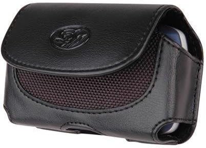 Car Auto Plug-in Charger + Home Travel Wall AC DC Charger + Leather Cover Case Pouch with Belt Clip for T-Mobile Nokia 2720 fold Cell Phone - BestCellBuy Brand