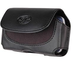 Leather Case Holster Cover Side Pouch with Belt Clip for HP Pre 3 - MetroPCS Huawei Pinnacle M635 - US Cellular HTC Hero S - Samsung Transfix R730 - Cricket ZTE Memo - Virgin Mobile LG Optimus Slider - Boost Mobile Samsung Transform Ultra M930 - BestCellBuy Brand