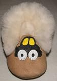 Tibet PLATEAU soft sole infant leather baby shoes BOOTIES with FLEECE black car