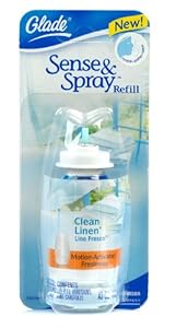 Glade Sense & Spray Refills, Clean Linen (Pack of 10)