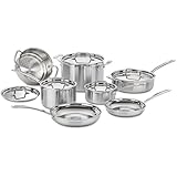 Cuisinart MCP-12N MultiClad Pro Stainless Steel 12-Piece Cookware Set