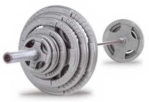 Body Solid 400 lb. Steel Grip Olympic Weight Set Model OST400S - FREE SHIPPING