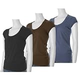 Self Esteem Scoop Neck Cap Sleeve Top