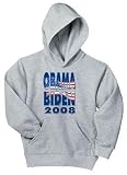 Obama Biden 2008 Adult Hooded Sweatshirt